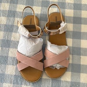 Brand new in box. Tucker and Tate rose gold sandals.